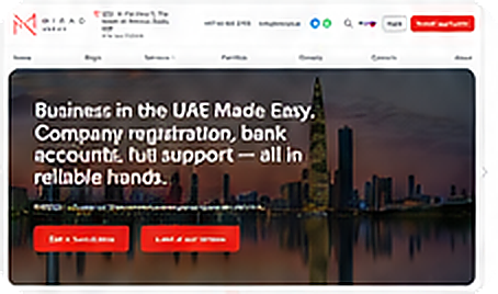 Homepage interface