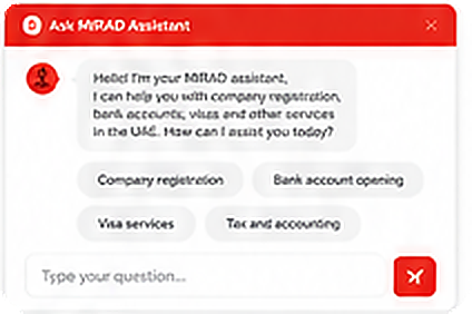 AI assistant interface